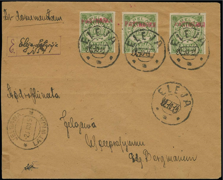 Eleja (Elley) 1919. gads